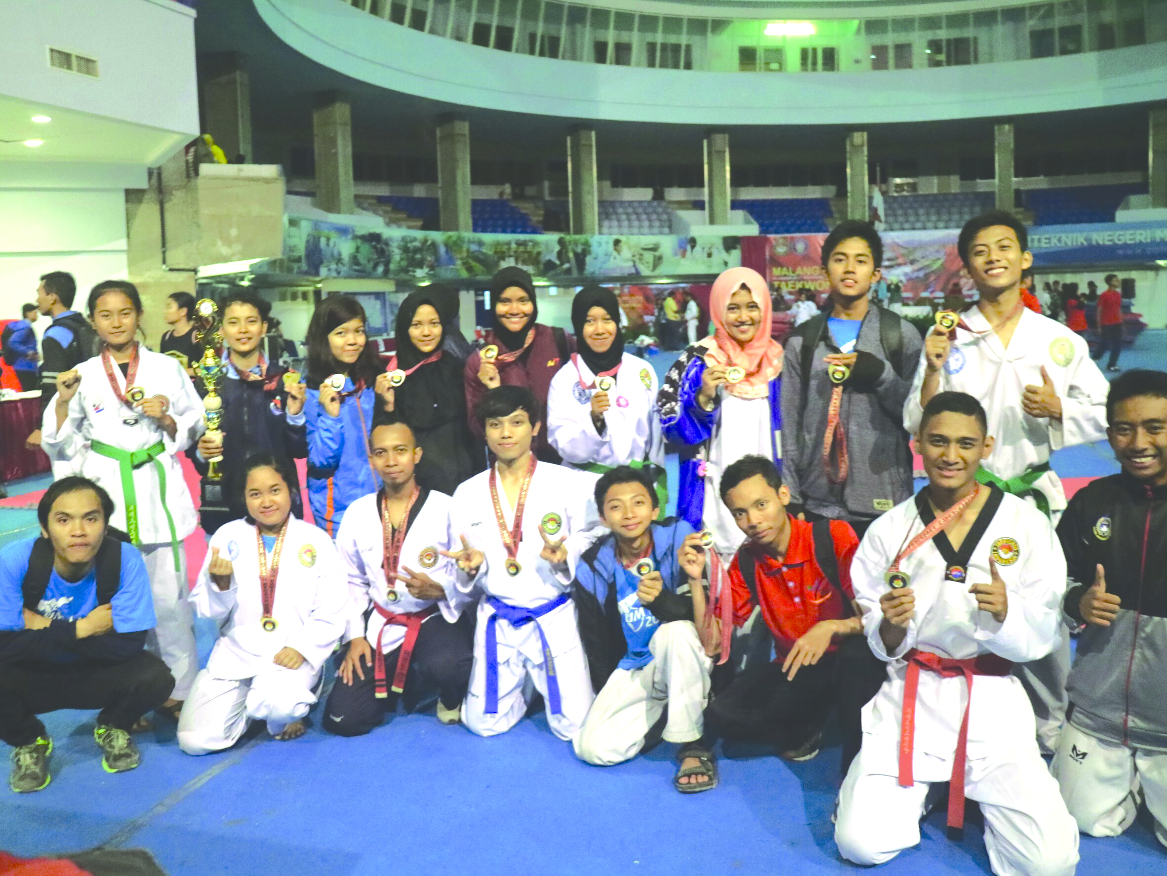 Taekwondo UM Borong Gelar Kejuaraan Nasional
